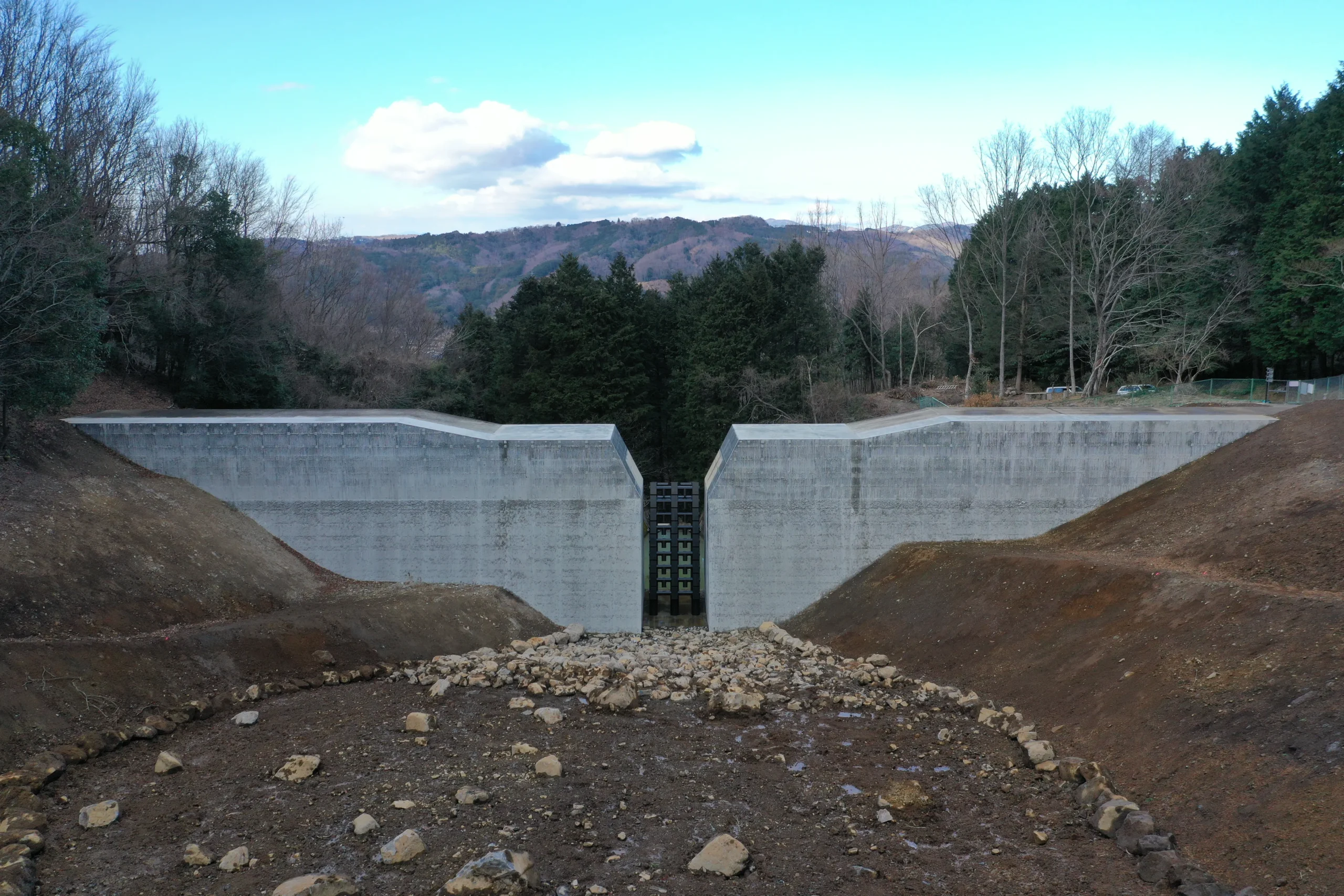 狩野川水系流木対策工事