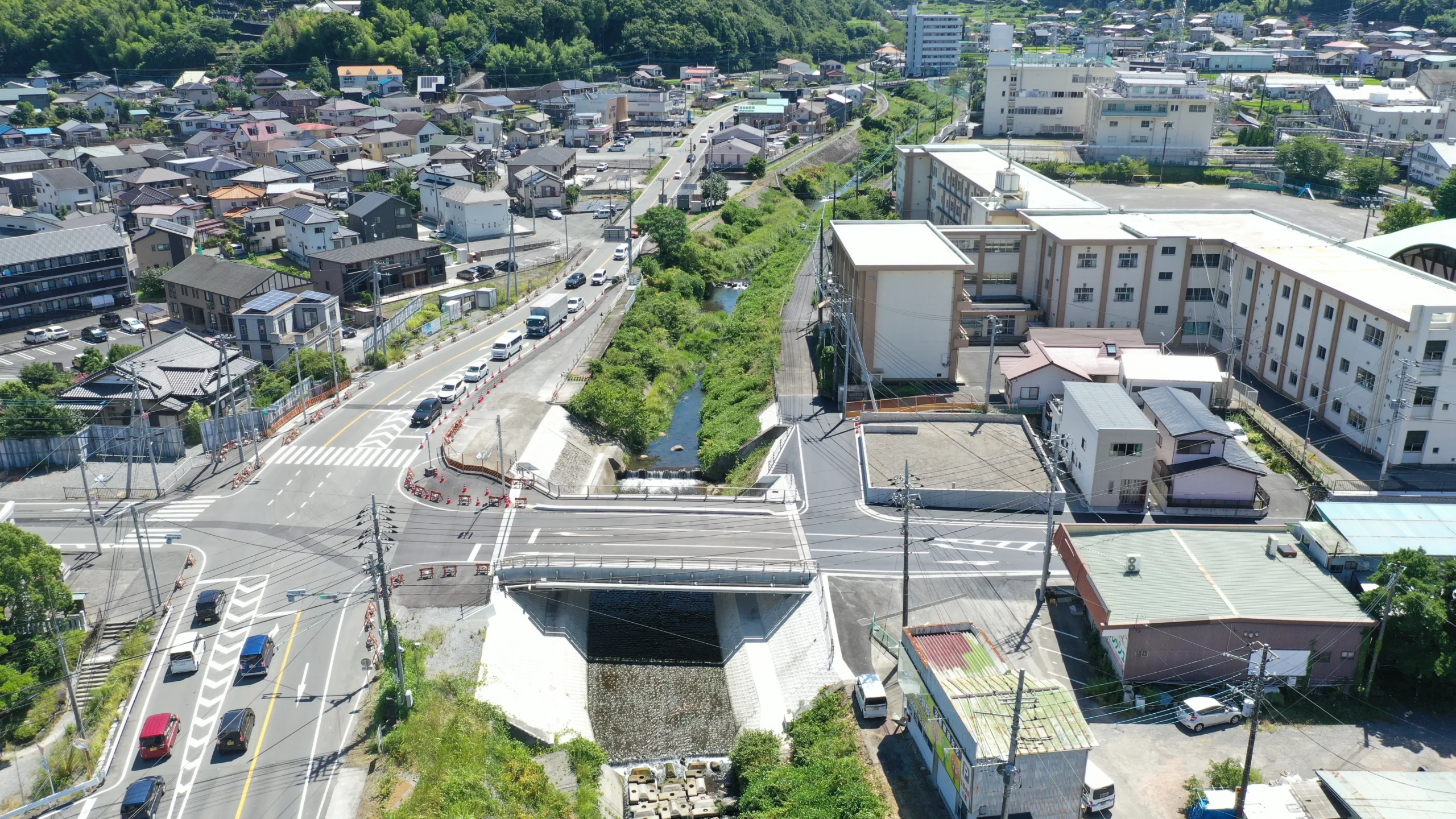 深沢橋架替事業　上部工架設工事