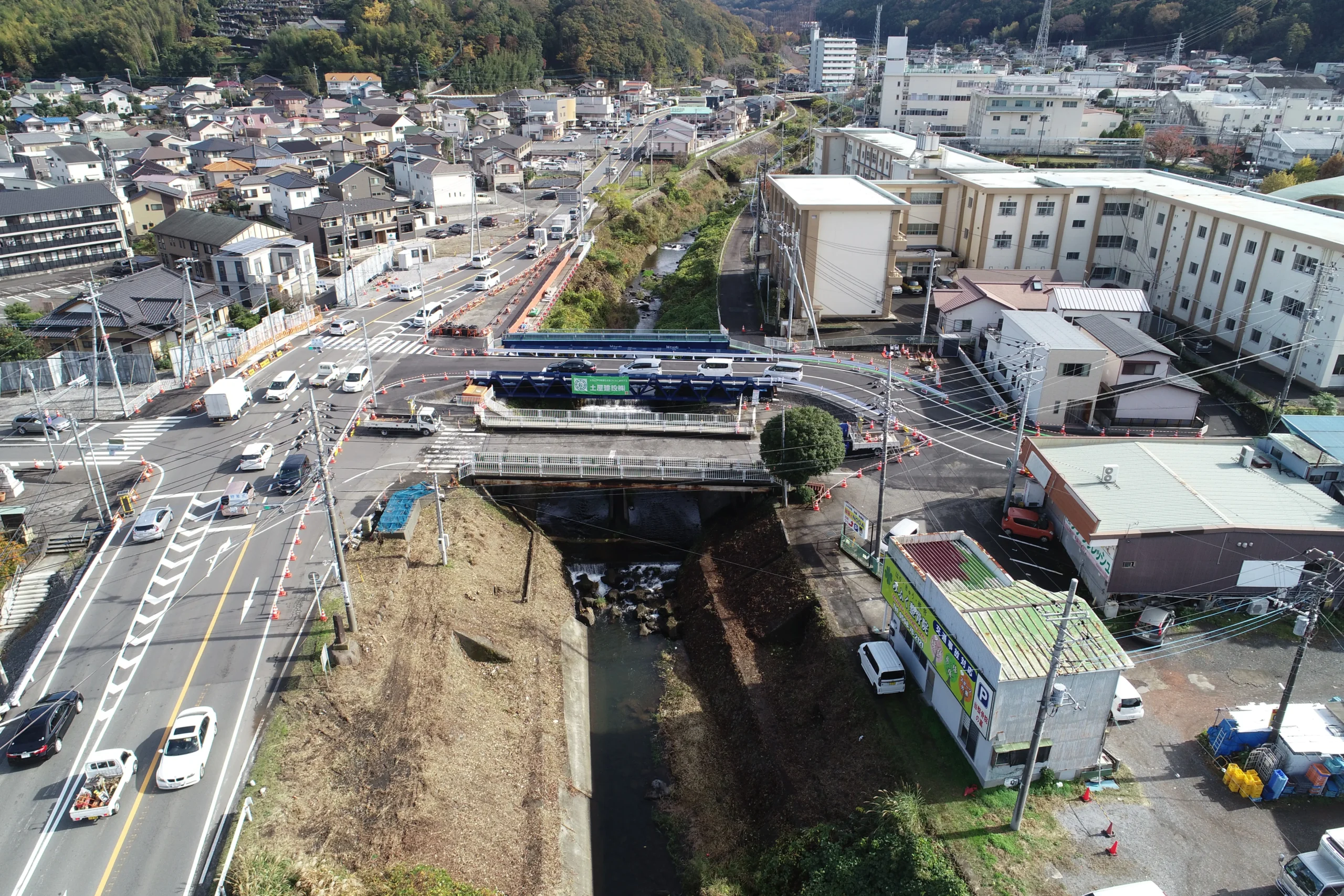深沢橋架替事業　右岸下部工工事