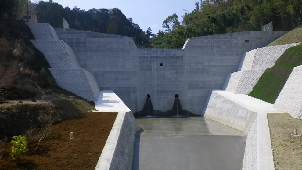 狩野川水系大堀田沢砂防堰堤工事