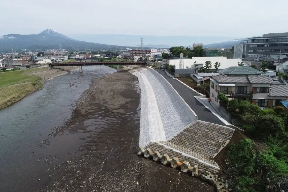 狩野川下流部河川整備工事