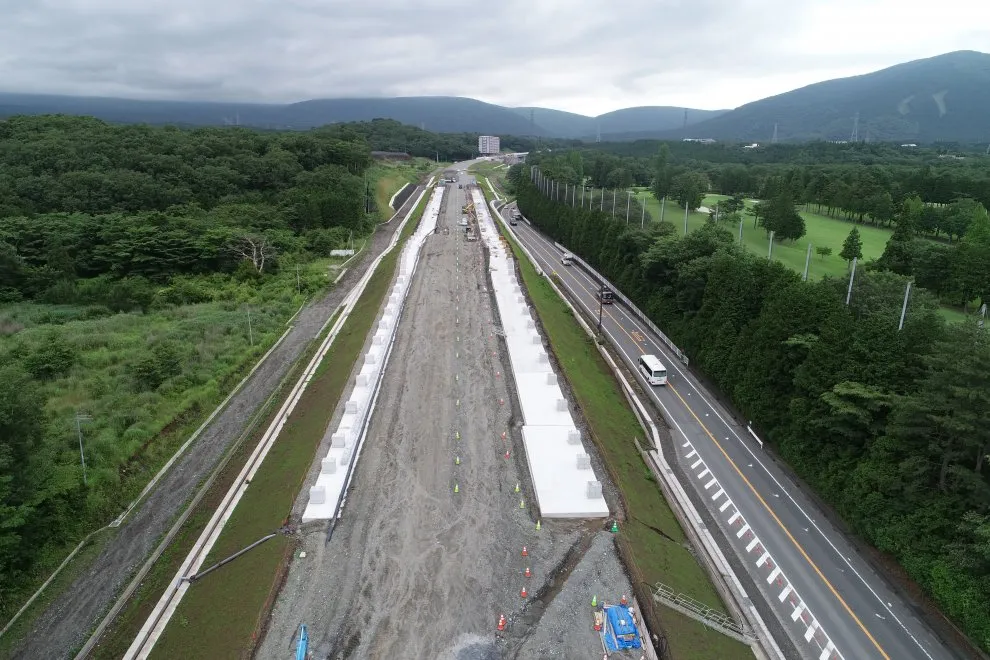138号BP水土野柴怒田地区道路建設工事