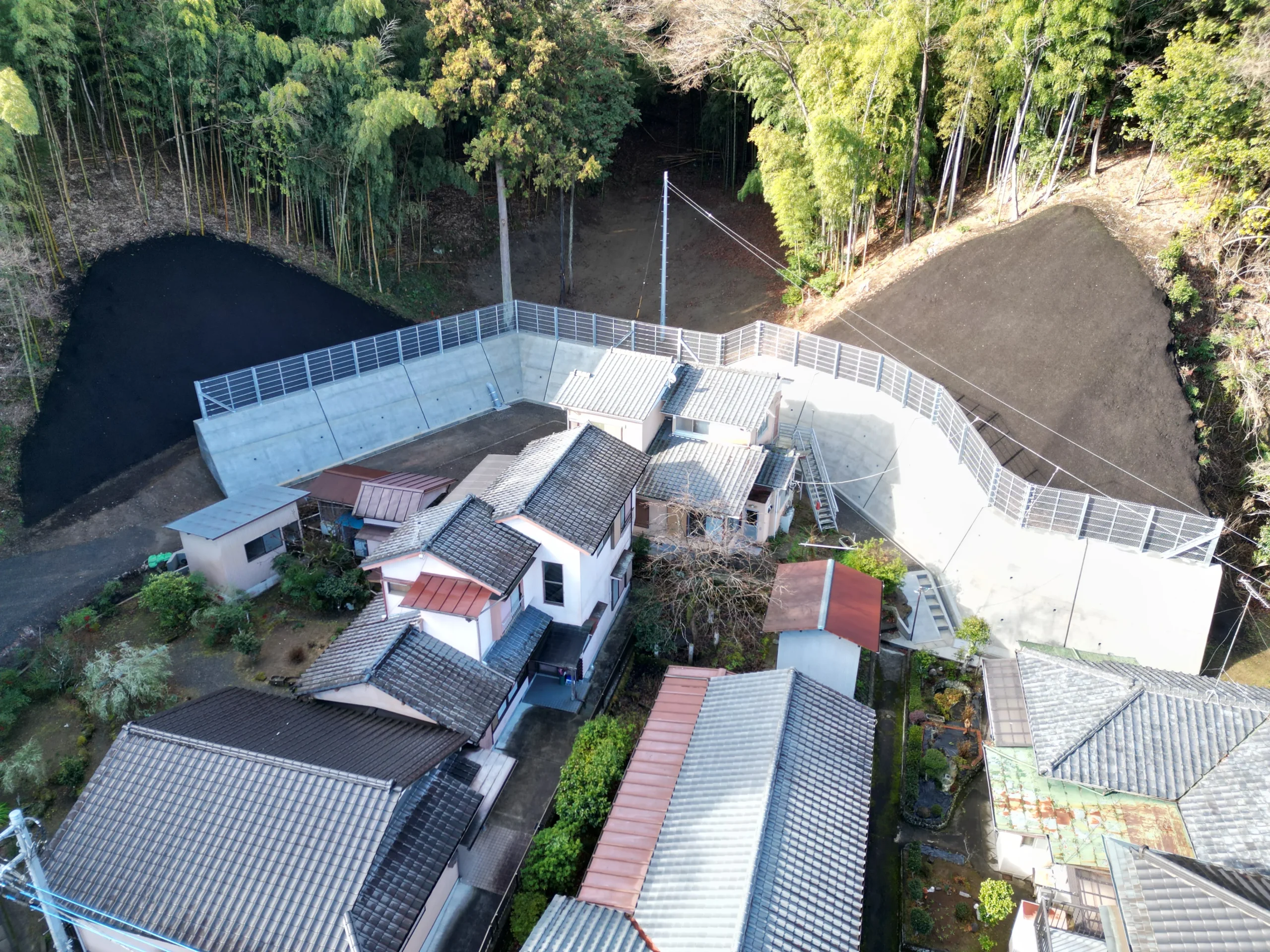 長岡左近山崩落対策