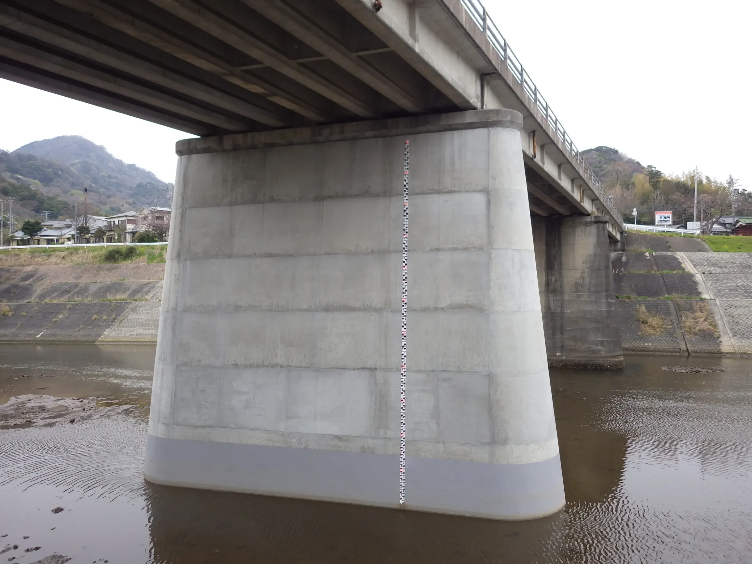 静浦港韮山停車場線防災・安全交付金(県道橋梁耐震対策)工事(長塚橋橋脚補強工)